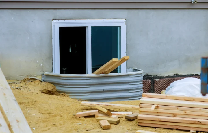 stack-of-unloading-wooden-beams-on-window-well-on-2023-11-27-05-32-27-utc